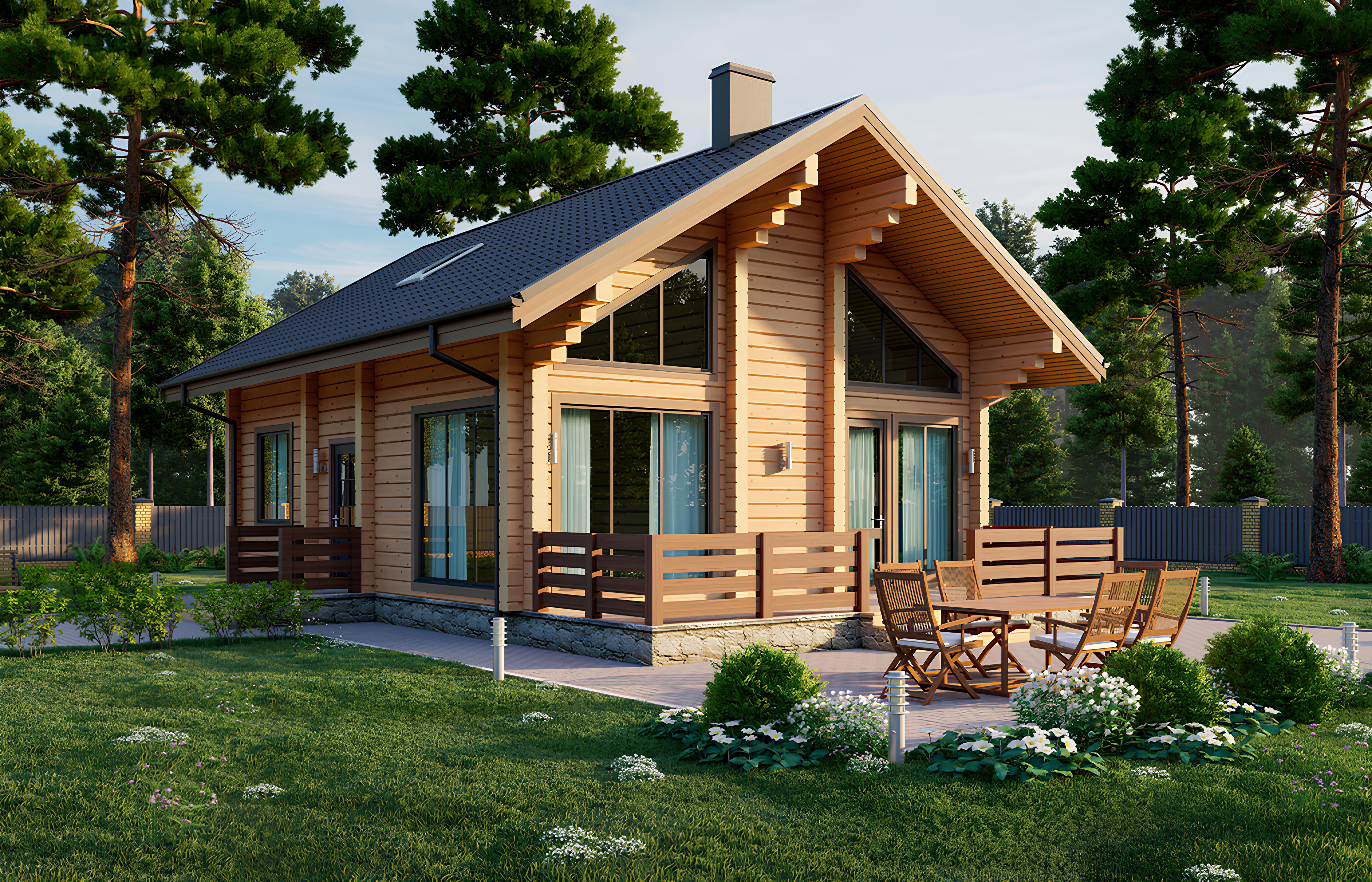 Дом из профилированного бруса VZ-429